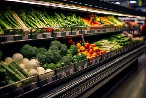 生机盎然 农产品新鲜蔬菜货架摄影图赏析